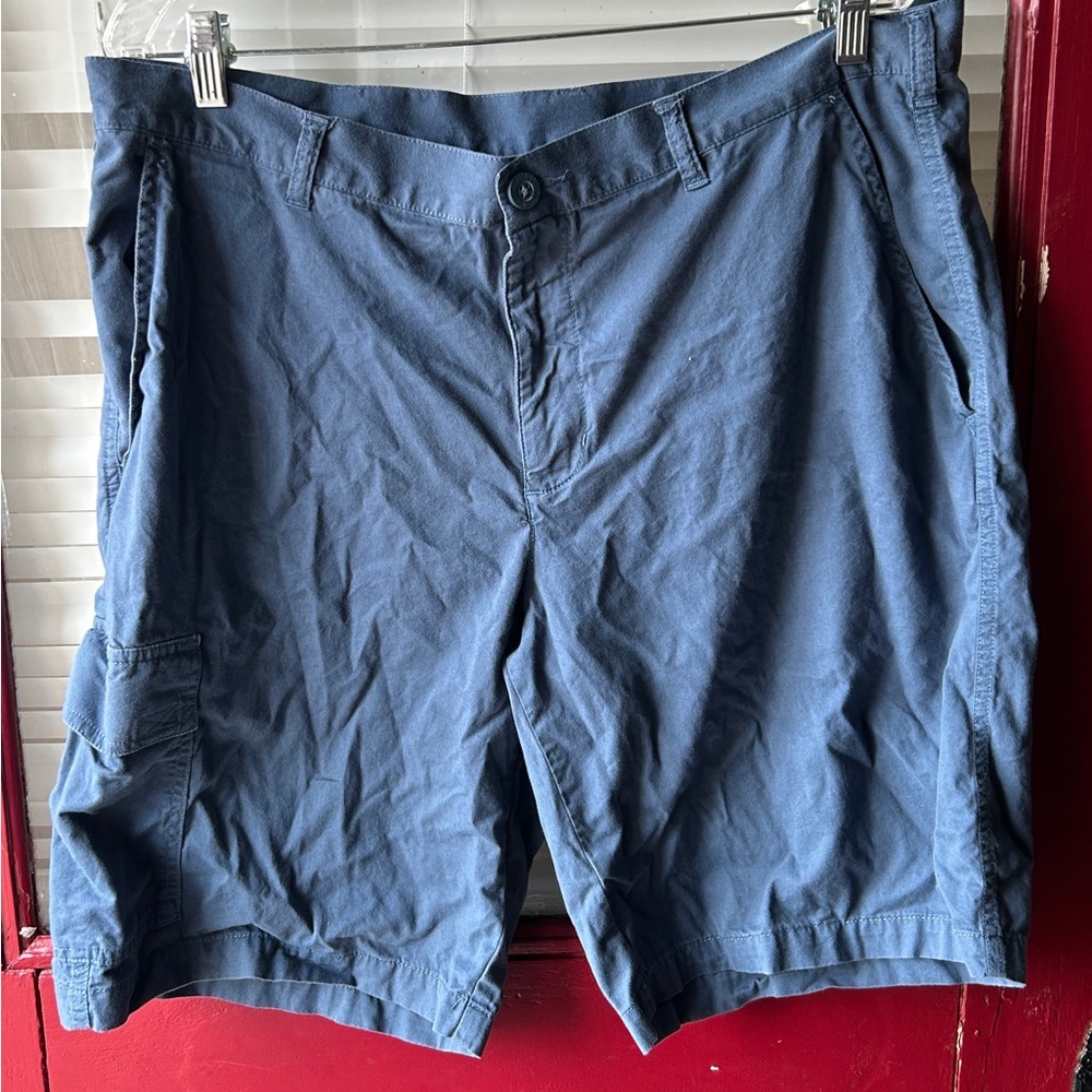 Men's Casual Blue Cargo Shorts